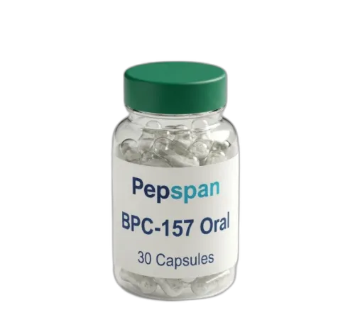 Comprare BPC-157 in capsule: flaconcino di BPC-157 orale in capsule di Pepspan