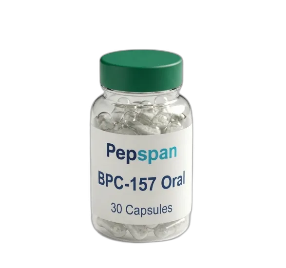 Αγορά BPC-157 σε κάψουλες: φιαλίδιο BPC-157 κάψουλες από του στόματος από την Pepspan
